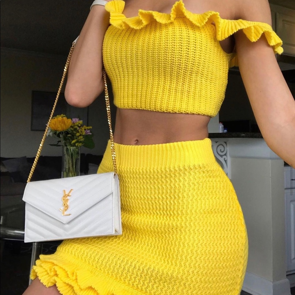 Sweater skirt set